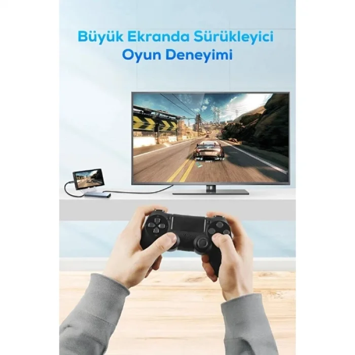 BUĞZ Type C Girişli 8 Port Dönüştürücü Ve Çoklayıcı
