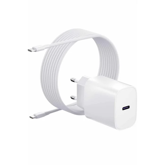 BUĞZ Type-C Hızlı Şarj Özellikli Cihazı USB-C Kablo Dahil