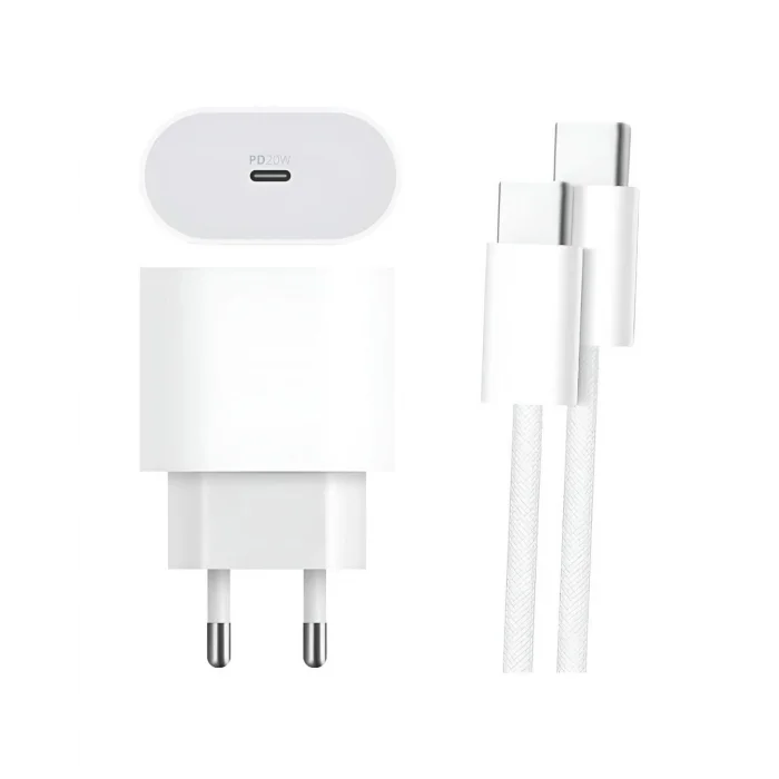BUĞZ Type-C to C Kablolu 35W Hızlı Şarj Başlığı Set