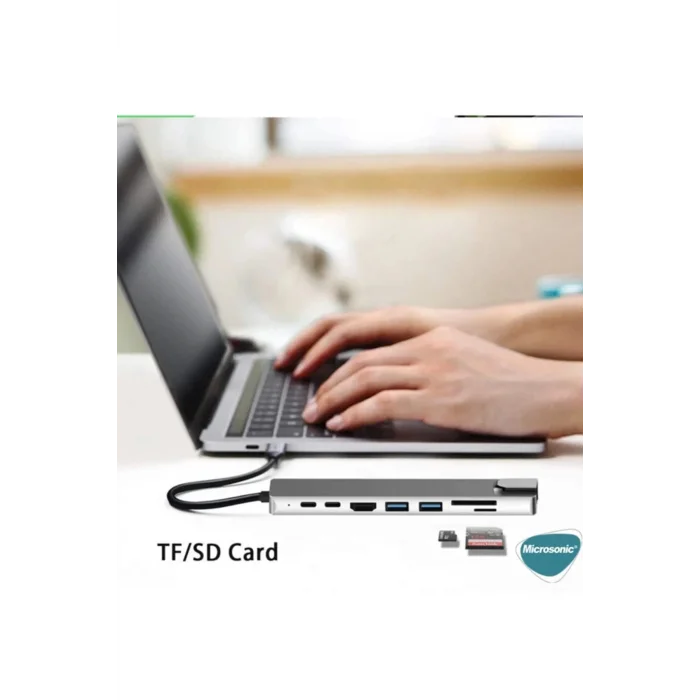 BUĞZ Type-c To Hdtv Multifunction Adapter 8 Port Kablo