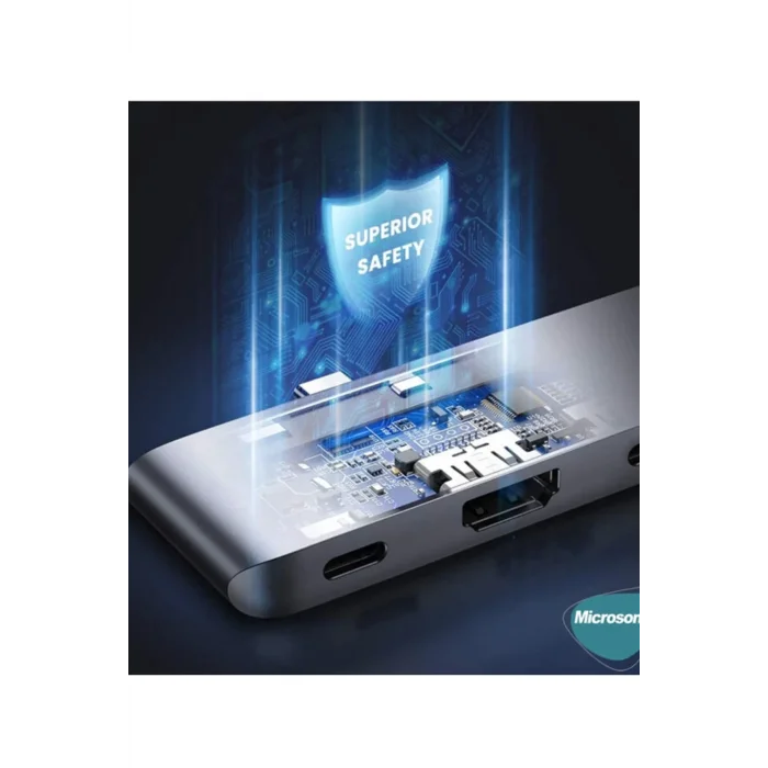 BUĞZ Type-c To Hdtv Multifunction Adapter 8 Port Kablo - Lisinya