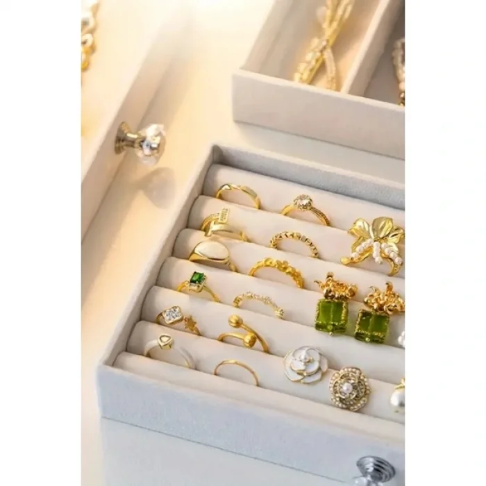 BUĞZ Üç Katlı Takı Organizeri