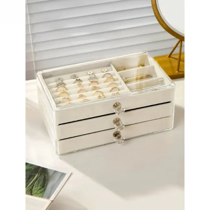 BUĞZ Üç Katlı Takı Organizeri