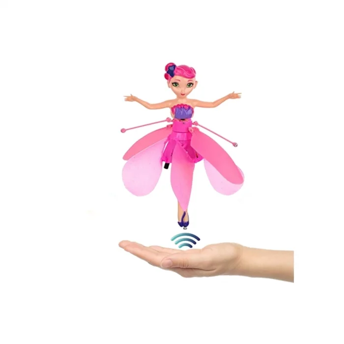 BUĞZ Uçan Peri Oyuncak Usb Kablolu ve Şarj Edilebilir Oyuncak Pembe Renkli