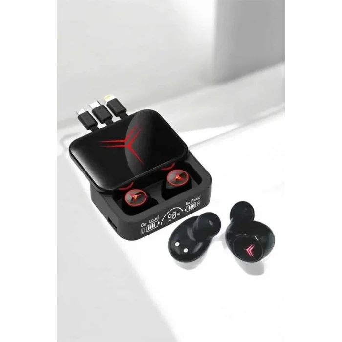 BUĞZ Ucuz ve Kaliteli Bluetooth Kulaklık TWS Çoklu Şarj Girişi Yüksek Ses Kaliteli - BUĞZ