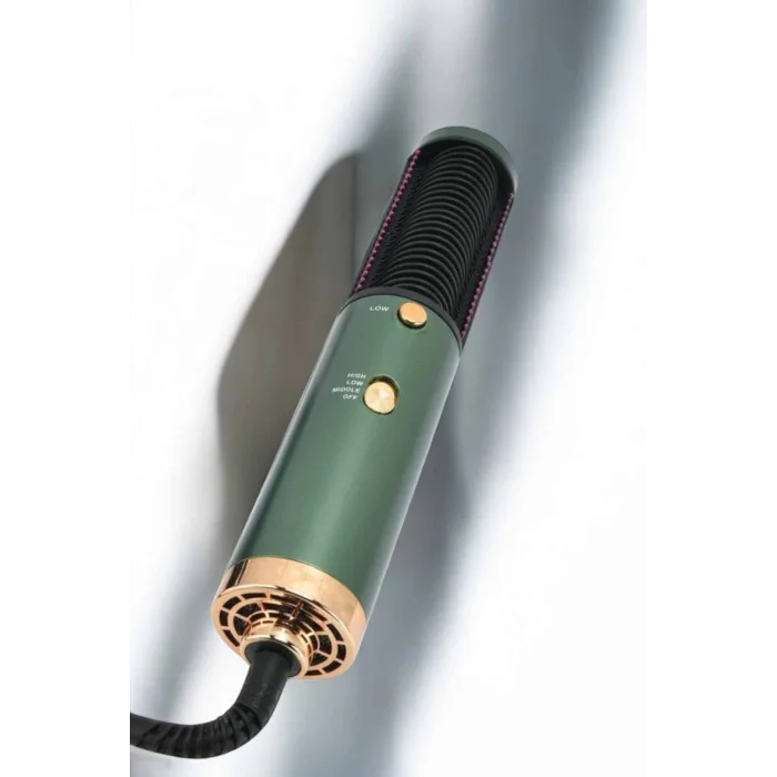 BUĞZ Üflemeli Fön Tarak Düzleştirici Seramik Kaplama Elektriklenme Karşıtı - BUĞZ