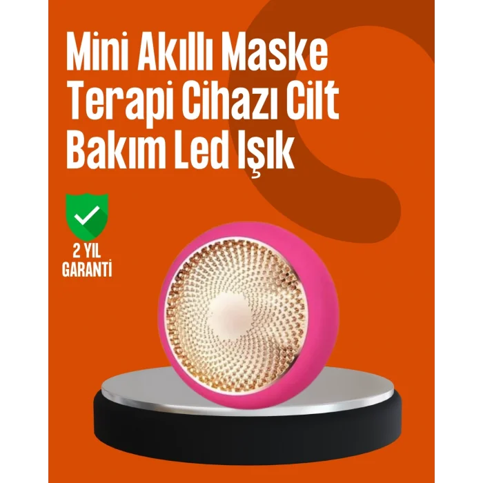  UFO Mini LED Işık Terapili ve Termoterapili Cilt Bakım Cihazı