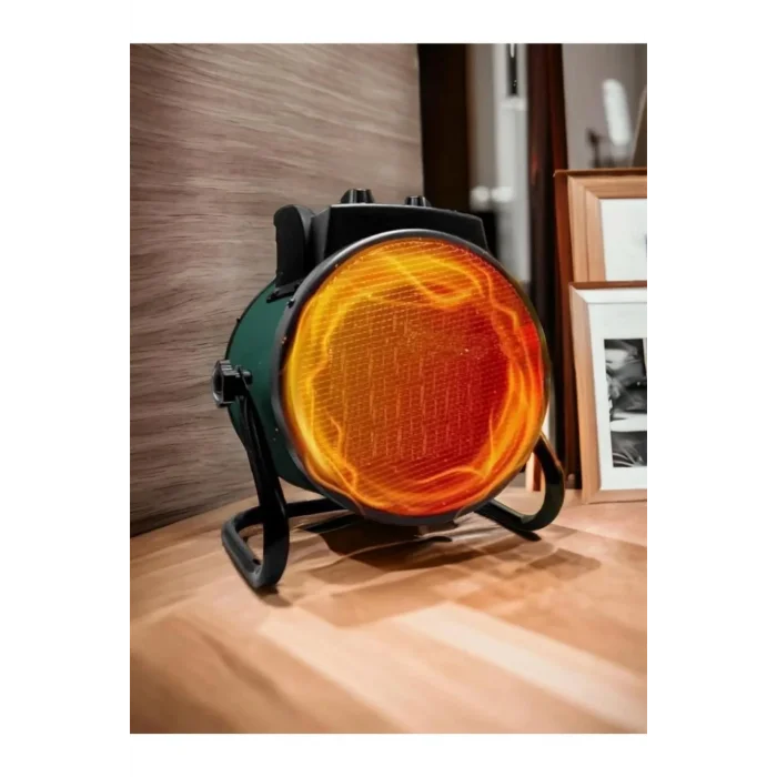 BUĞZ Ultra Güçlü 3000 Watt Taşınabilir Elektrikli Portatif Isıtıcı Soba Sıcak Hava Üfleyen Fan Radyatör