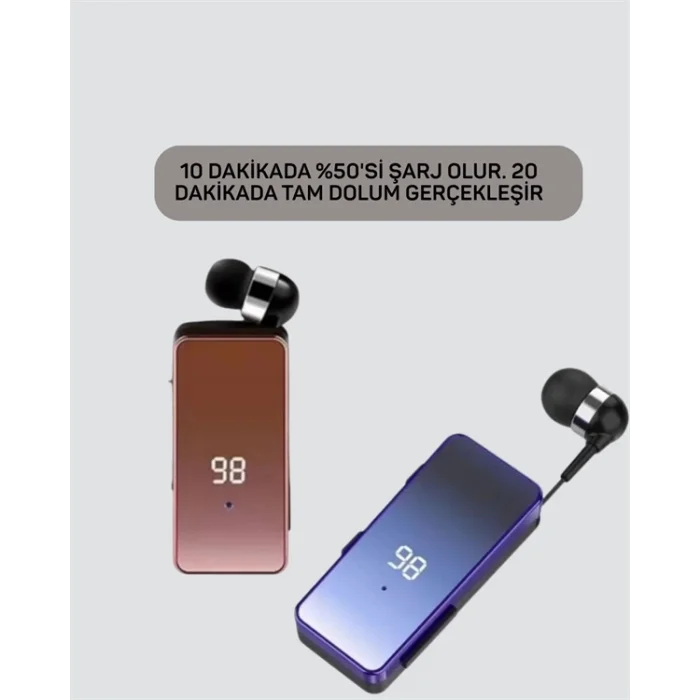  Ultra Hızlı Şarj Özellikli Type-C Bluetooth Kulaklık – 10 Dakikada %50 Şarj, 20 Dakikada Tam Dolum