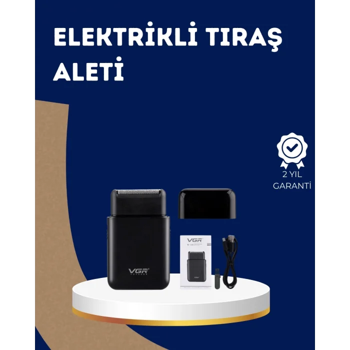  Ultra İnce Elektrikli Tıraş Makinesi | USB Şarjlı ve Su Geçirmez
