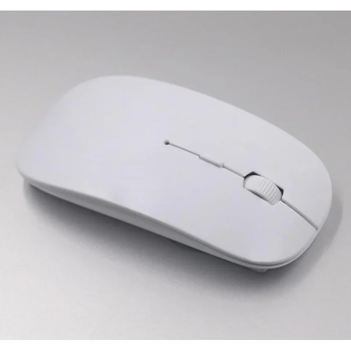 BUĞZ Ultra İnce Usb Bilgisayar Pc Dizüstü Masaüstü Kablosuz Mouse (beyaz)