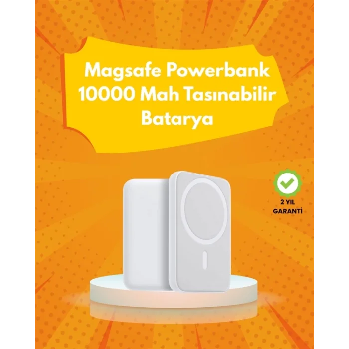  Ultra Kompakt ve Güçlü – MagSafe Powerbank 10000 mAh ile Kablosuz Şarj Deneyimi