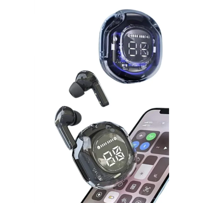 BUĞZ Ultrapods Led Göstergeli Oyuncu Kulaklığı ANC Destekli Bluetooth 5.3 - BUĞZ
