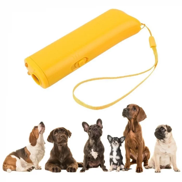 BUĞZ Ultrasonik Köpeksavar Cihaz – 150 Desibel, Ses Dalgasıyla Zararsız Koruma, LED Işıklı, Taşınabilir Etkili
