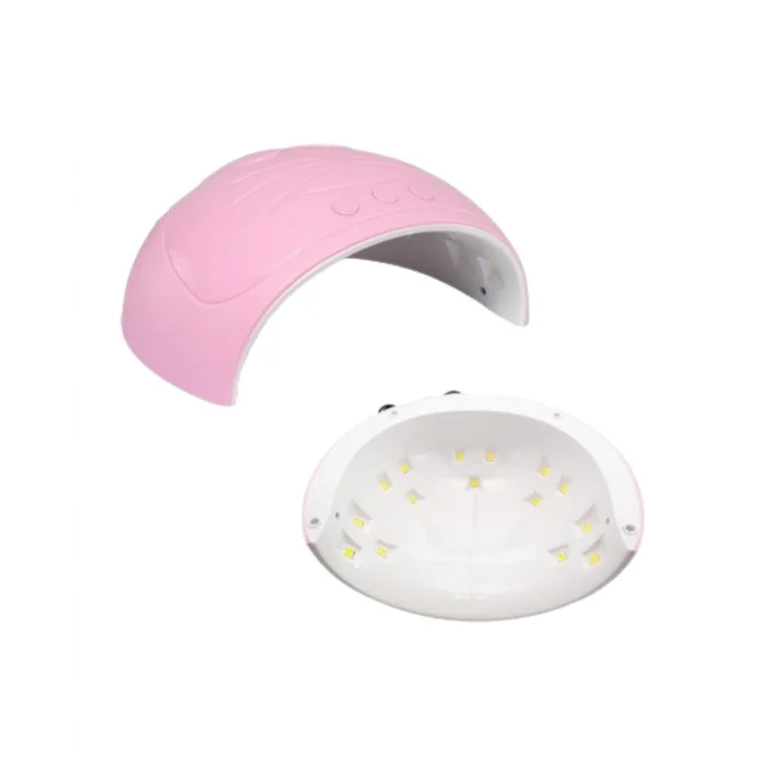 BUĞZ Ultraviyole Işıklı 15 Ledli 45W Oje Kurutucu Makine Pembe