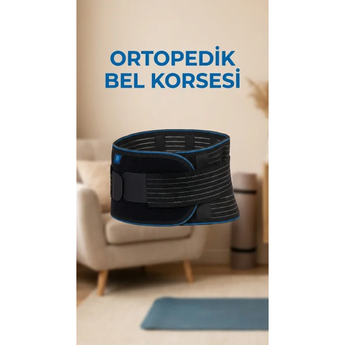 BUĞZ Unisex Ayarlanabilir Ortopedik Bel Destekli Çalışma Korsesi