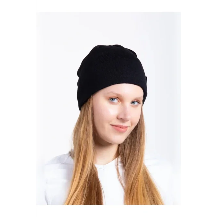 OIL COMPANY BUĞZ Unisex Siyah Polar Katmanlı Rüzgar Geçirmez Balıkçı Kayakçı Kışlık  Bere