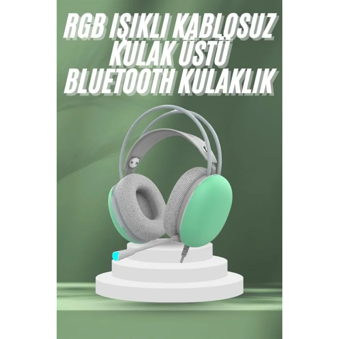 BUĞZ Unısex Yüksek Ses Kaliteli Yumuşak Kılıflı Kablosuz Kulak Üstü Bluetooth Kulaklık - BUĞZ