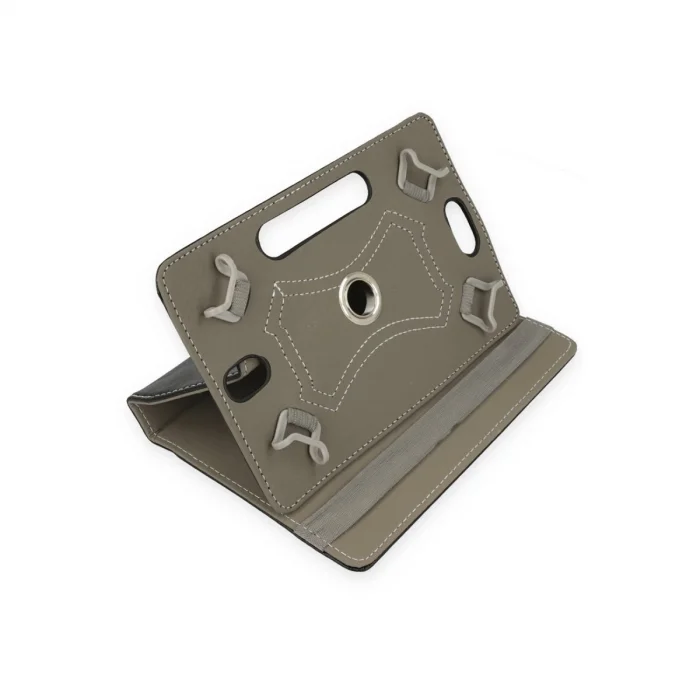 BUĞZ Universal 7 Kılıf 360 Tablet Deri Kılıf - Siyah