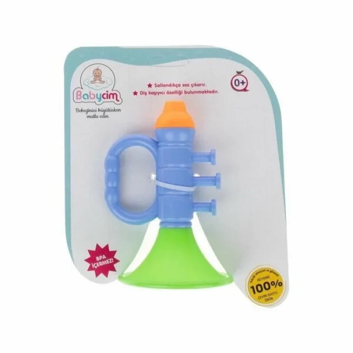  URT038-007 BABYCİM TRAMPET SESLİ ÇINGIRAK -BRL