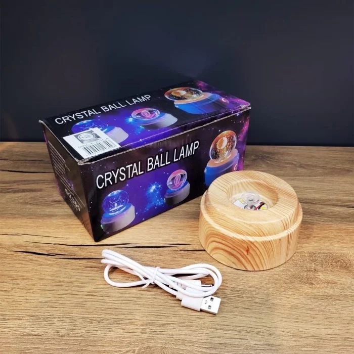 BUĞZ Usb&039li Yonca Tasarımlı Dönen Cam Küre