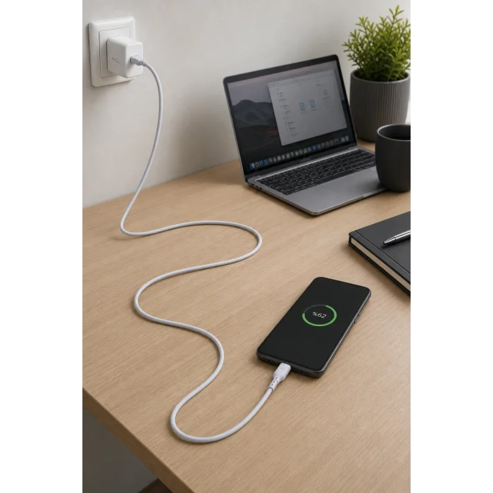 BUĞZ USB-A to Type-C Şarj Kablosu 2 Metre Uzun Kablo