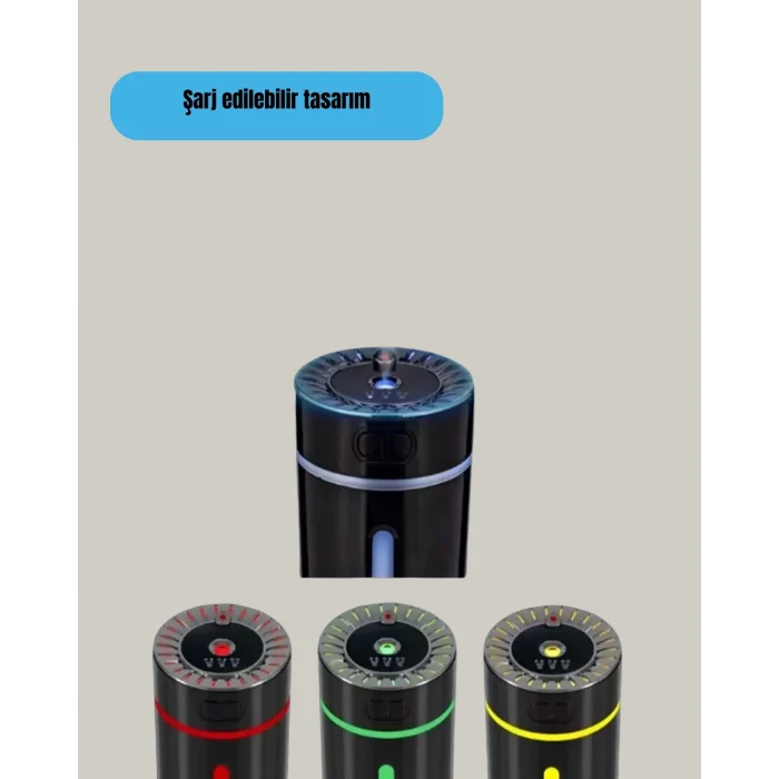 BUĞZ USB Bağlantılı LED’li Hava Nemlendirici Aromaterapi Buhar Difüzörü
