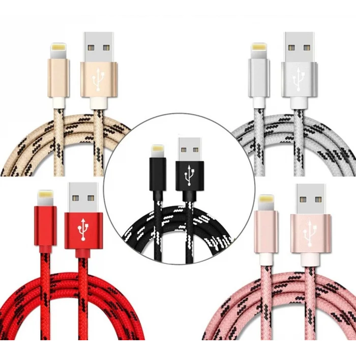 BUĞZ Usb Kablosu 2A - Hızlı Şarj Veri Kablosu İphone