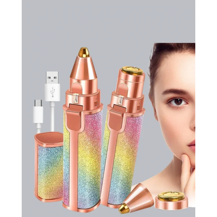 BUĞZ USB Şarjlı Kaş ve Yüz Tüy Alma Cihazı – Taşınabilir ve Acısız Kullanım