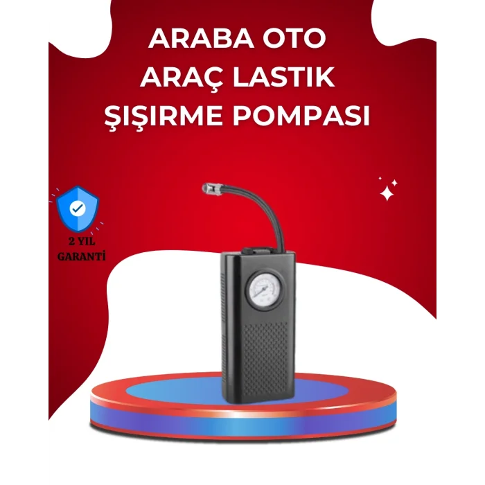 BUĞZ USB Şarjlı Kompakt Elektrikli Hava Kompresörü 3000 mAh