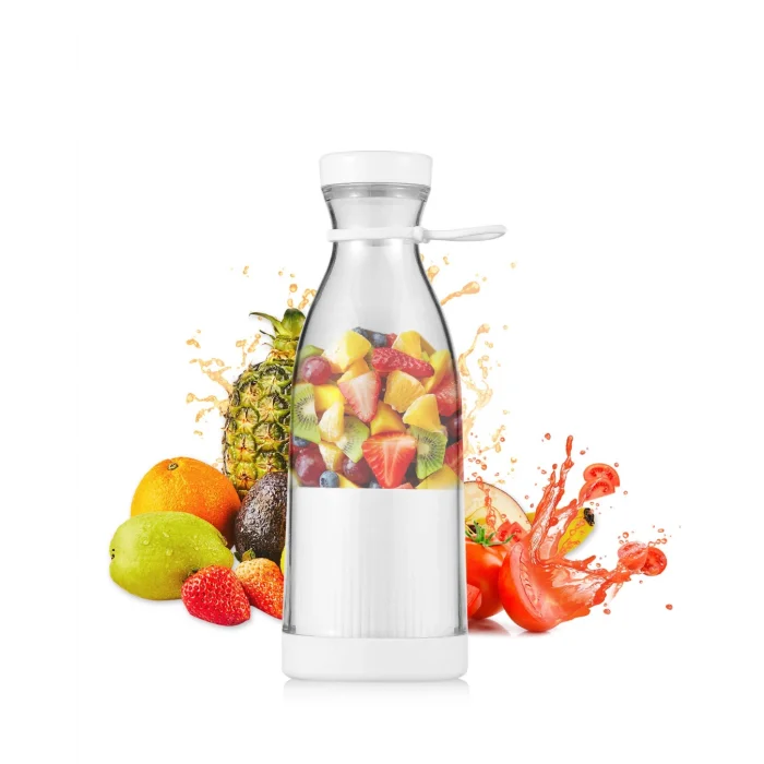 BUĞZ USB Şarjlı Mini Blender Taşınabilir Smoothie Yapıcı 380 ml Pratik Kullanım - BUĞZ