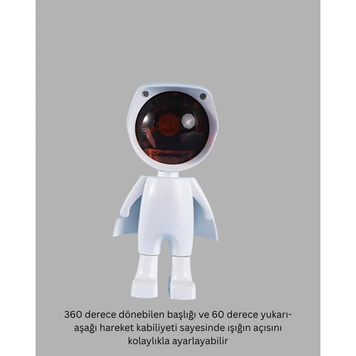 BUĞZ USB Şarjlı Taşınabilir Gün Batımı Projektör Lambası - Lisinya