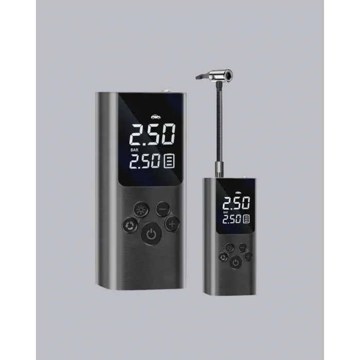 BUĞZ USB Şarjlı Taşınabilir Hava Kompresörü Dijital Ekranlı