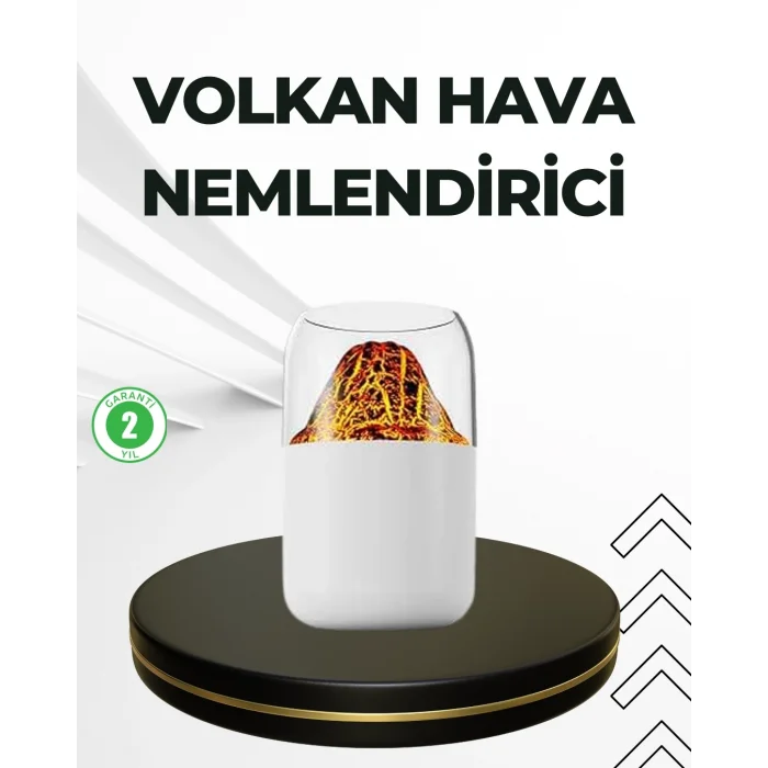 BUĞZ USB Şarjlı Volkanik Tasarımlı Buhar Makinesi