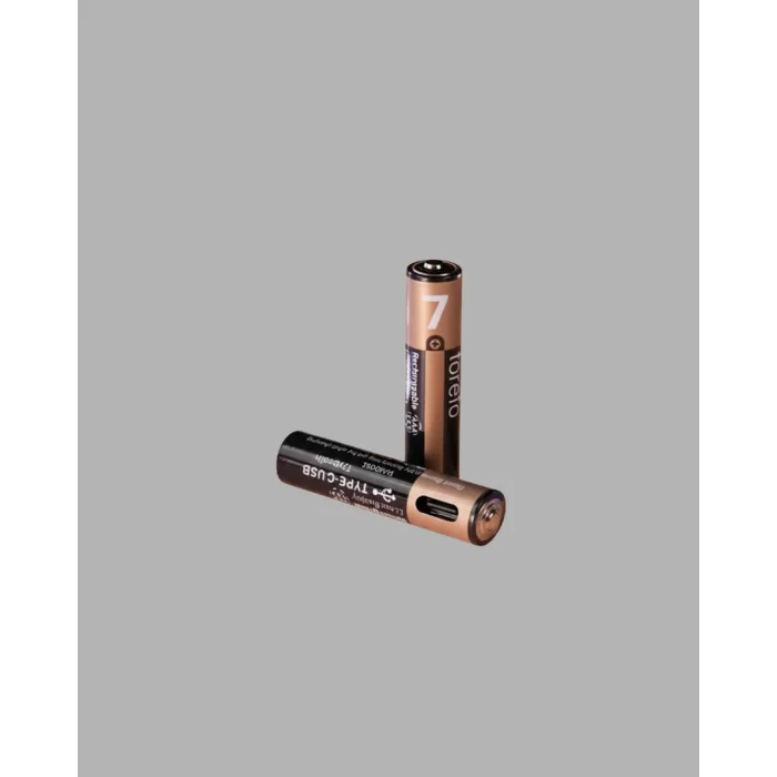 BUĞZ USB Type-C Şarjlı AAA Lityum Pil 1000+ Şarj Döngüsü ile Uzun Ömür