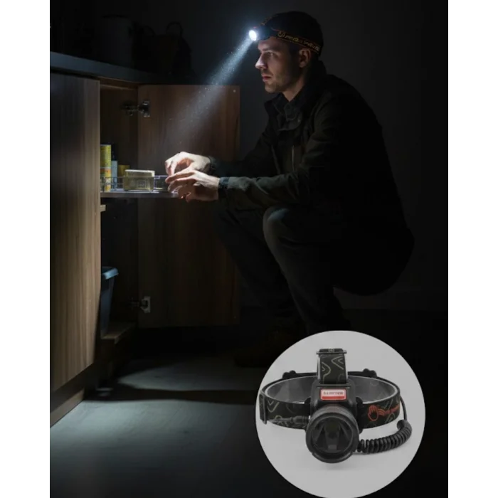 BUĞZ USB Type C Şarjlı Sensörlü Kafa Lambası Uzun Ömürlü Batarya