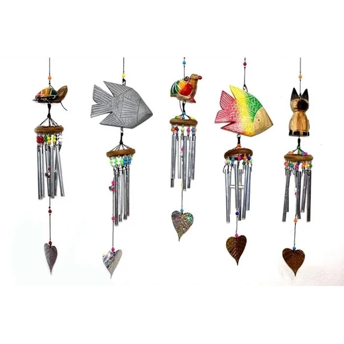 BUĞZ Üstü Ahşap Altı Metallı Rüzgar Çanı No:1/1