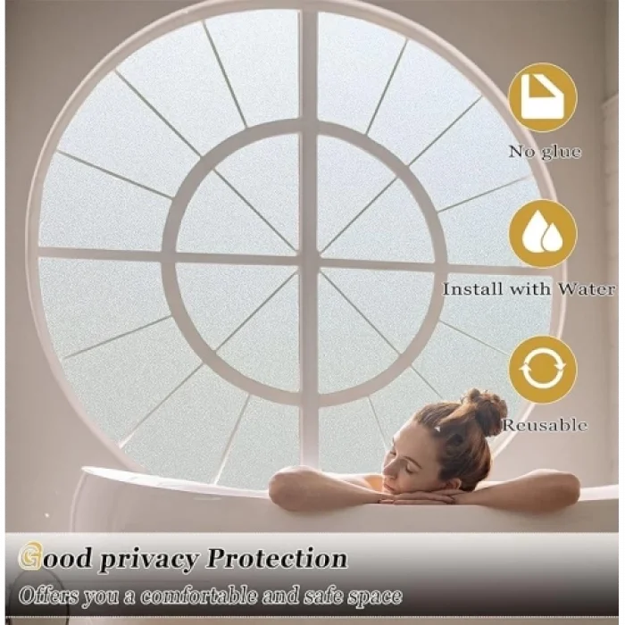  UV Engelleyici Buzlu Cam Filmi 3 Metre x 45 Cm.