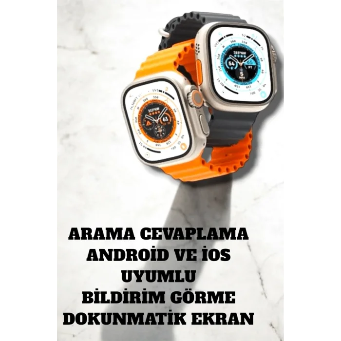  Uyku ve Nabız Takipli, Wireless Şarjlı Akıllı Saat Android ve iOS Uyumlu