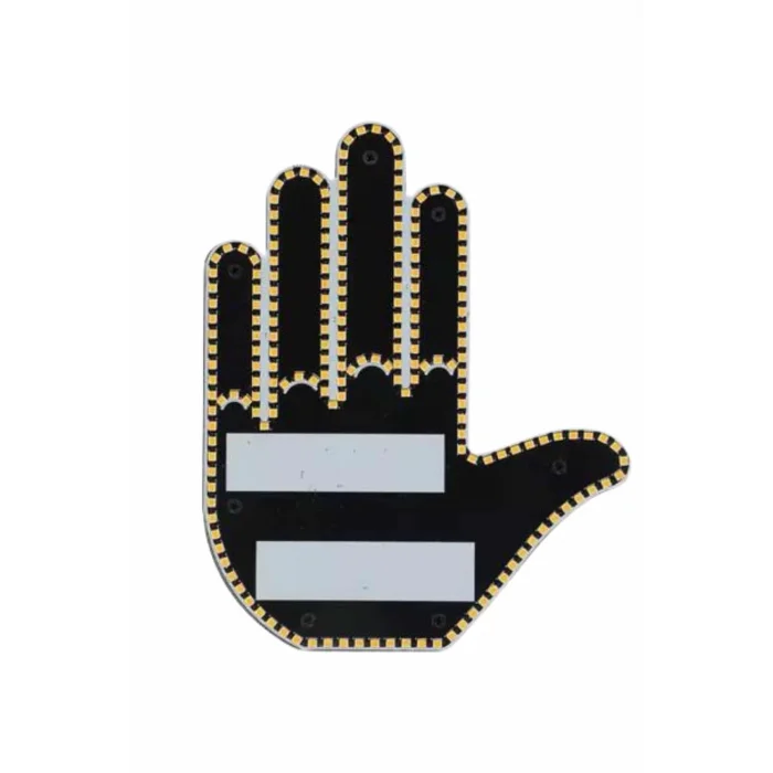  Uzaktan Kumandalı El Orta Parmak Led Araç Camına Özel