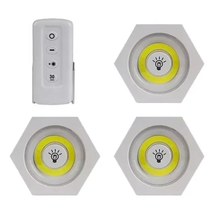BUĞZ Uzaktan Kumandalı Led Işık Altı Gen [3'lü Set] Bx40
