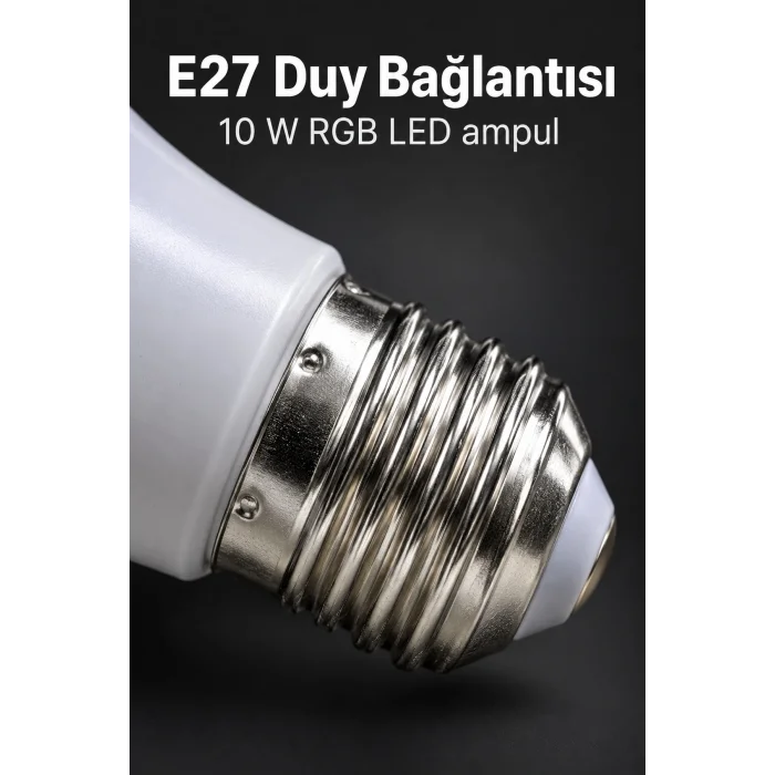 BUĞZ Uzaktan Kumandalı RGB LED Ampul - BUĞZ