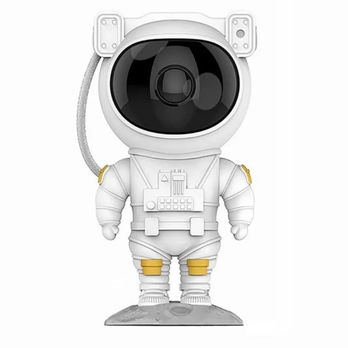  Uzaktan Kumandalı Ve Zamanlayıcılı Farklı Renk Işık Modlu Astronot Projektör Gece Lambası