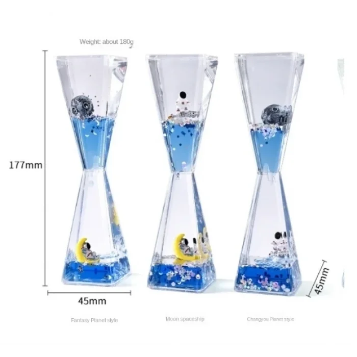 BUĞZ Uzay Temalı Dökülen Yağ Kum Saati