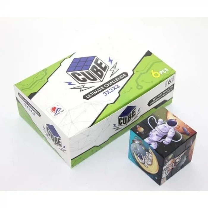  Uzay Temalı Küp Yapboz