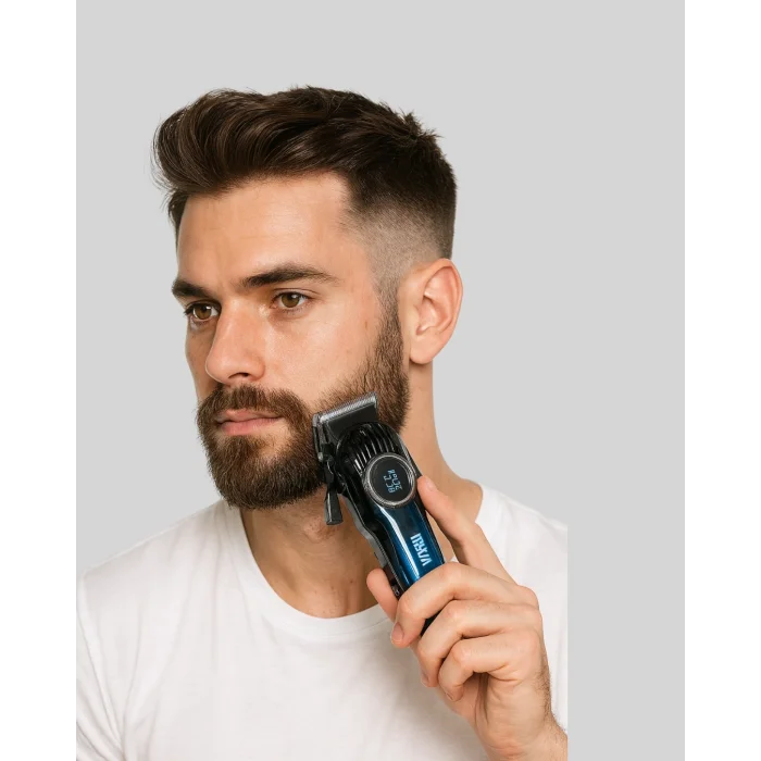  Uzun Çalışma Süreli LCD Göstergeli Saç Kesme Makinesi