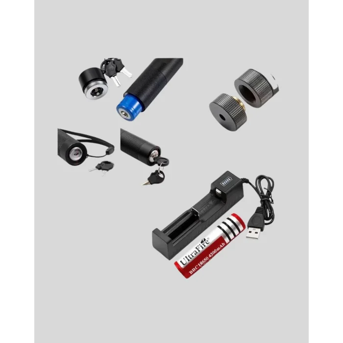 BUĞZ Uzun Mesafe Görünürlüklü Yeşil Lazer Pointer Şarjlı