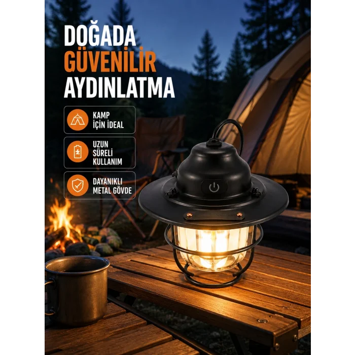 BUĞZ Uzun Ömürlü Bataryalı Outdoor LED Gece Lambası