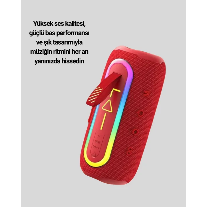BUĞZ Uzun Pil Ömürlü Bluetooth 5.1 Hoparlör Yeni Nesil