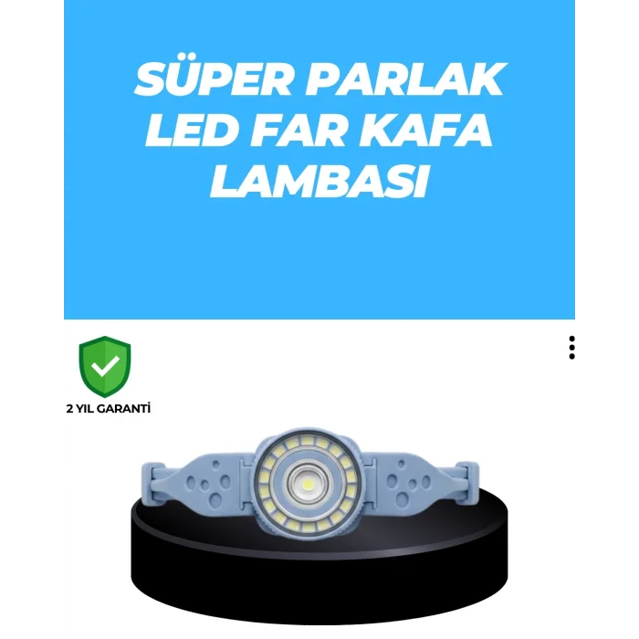 BUĞZ Uzun Pil Ömürlü Kamp ve Dağcılık Kafa Lambası